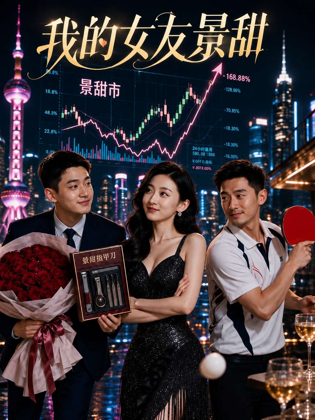 【AI成人短剧】我的女友景甜（恶搞版）