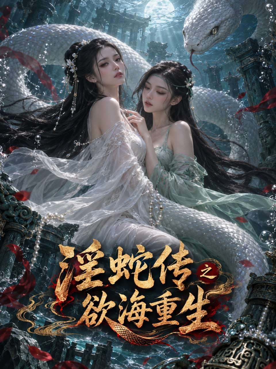 【AI成人短剧】淫蛇传之欲海重生