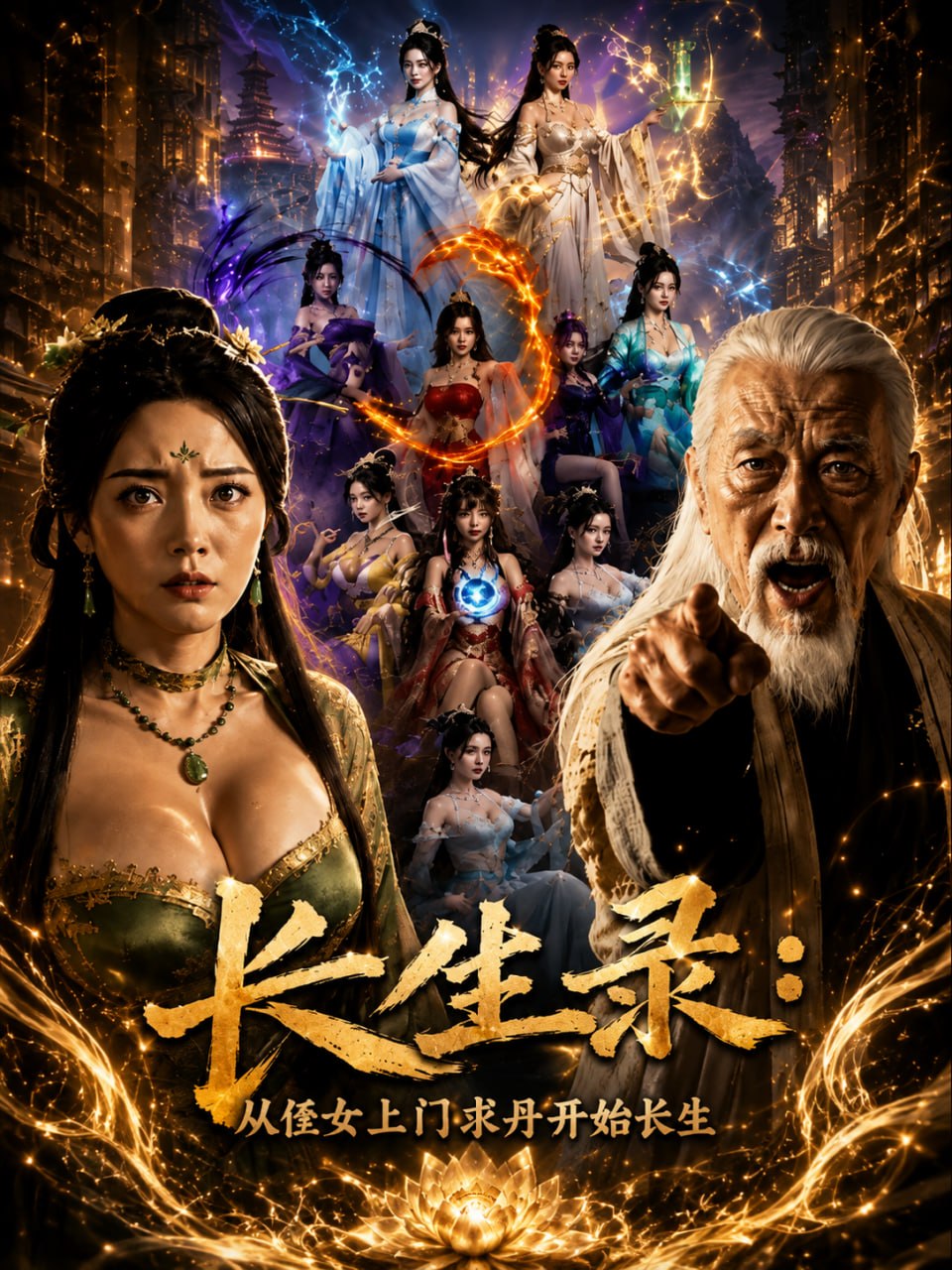 【AI成人漫剧】长生录